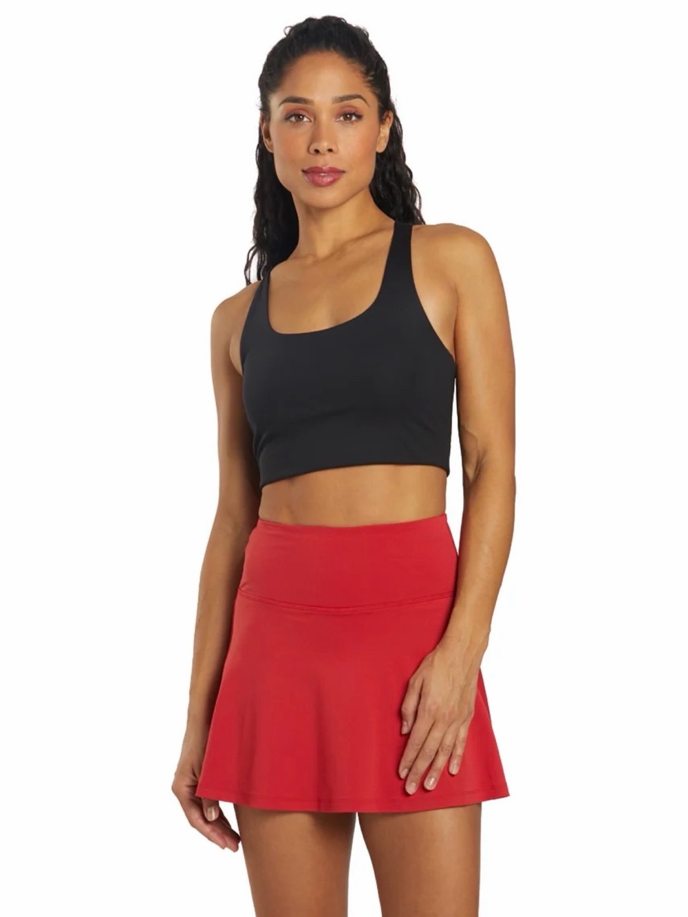 Girlfriend Collective FLOAT Ultralight Skort Medium Red - Picture 4 of 6